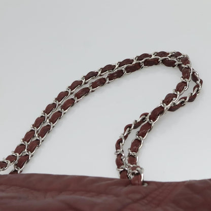 Chanel Coco Bengal Shopping Tote Lambskin, BROWN, LEATHER, Tote bag