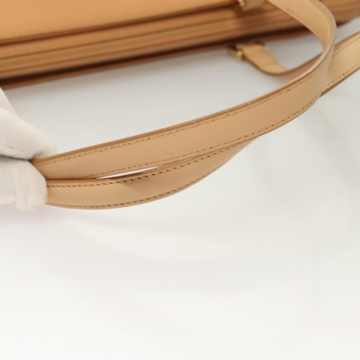 Burberry Handle Tote Leather, BEIGE, LEATHER, Tote bag