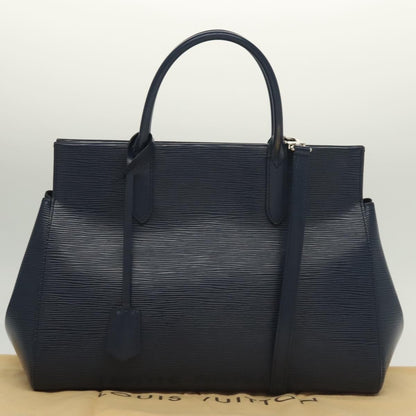 Louis Vuitton Marly Handbag Epi Leather, NAVY, LEATHER, Handbag
