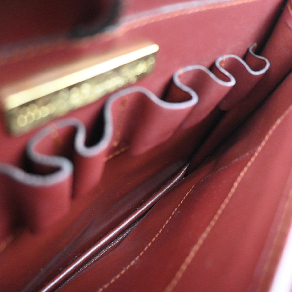 cartier Must de Cartier Shoulder Bag Leather, Red, Leather, Shoulder Bag