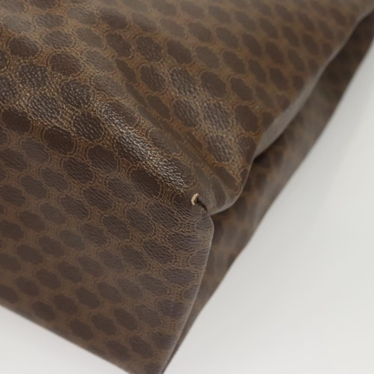 Celine Vintage Macadam Tote bag Canvas, BROWN, CANVAS, Tote bag