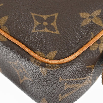 Louis Vuitton Pochette Marly Bandouliere Bag Monogram Canvas, Brown, Canvas, Clutch