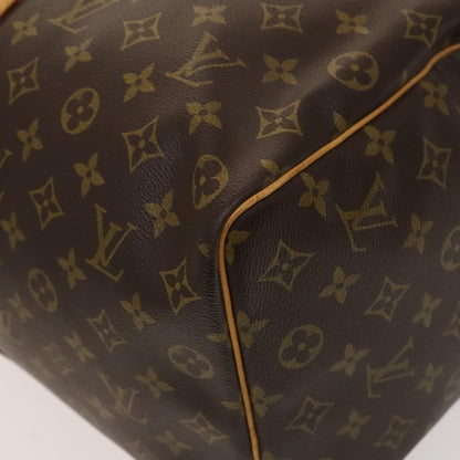 Louis Vuitton Keepall Bag Monogram Canvas, BROWN, CANVAS, Travel bag