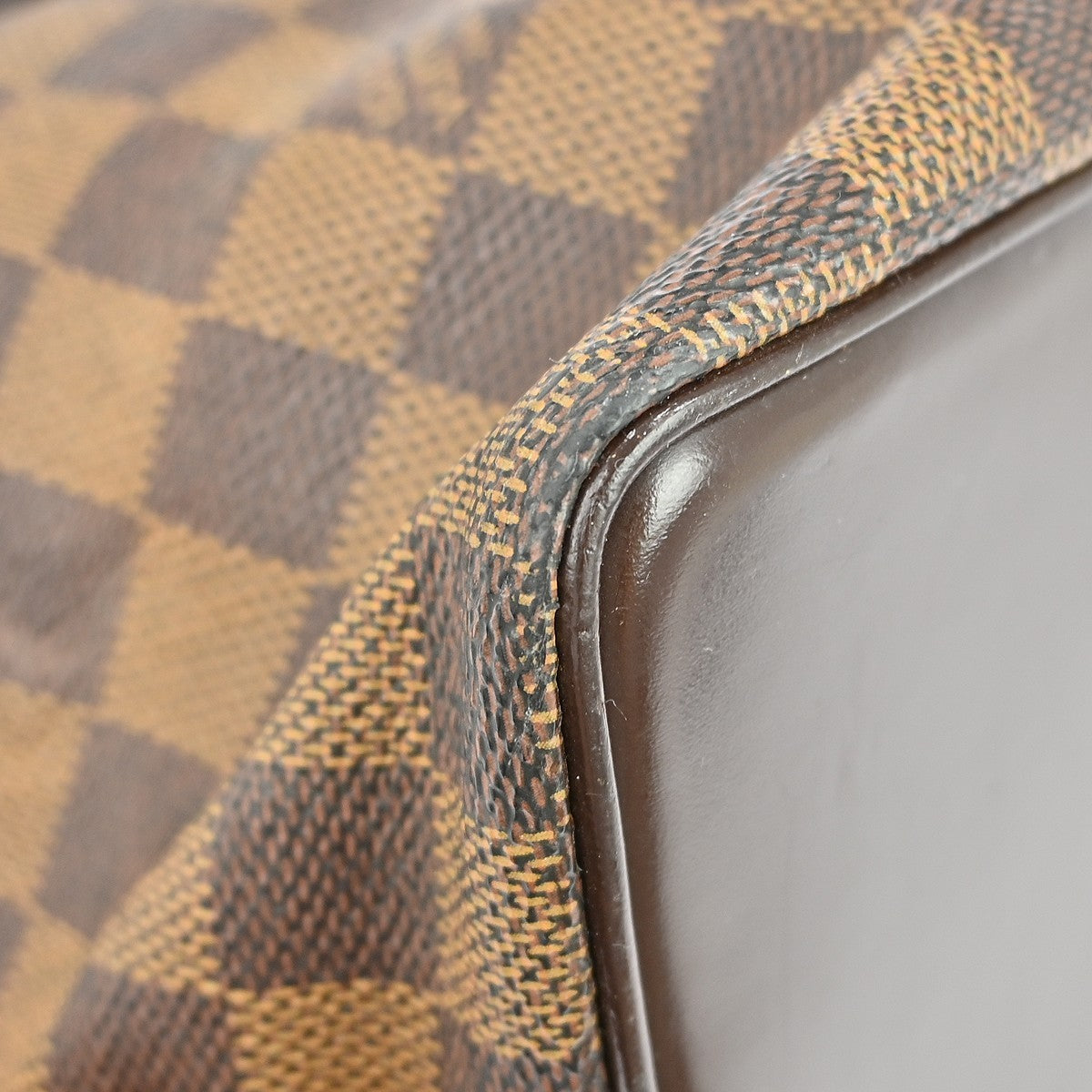 Louis Vuitton Chelsea Handbag Damier, Brown, Canvas, Tote Bag