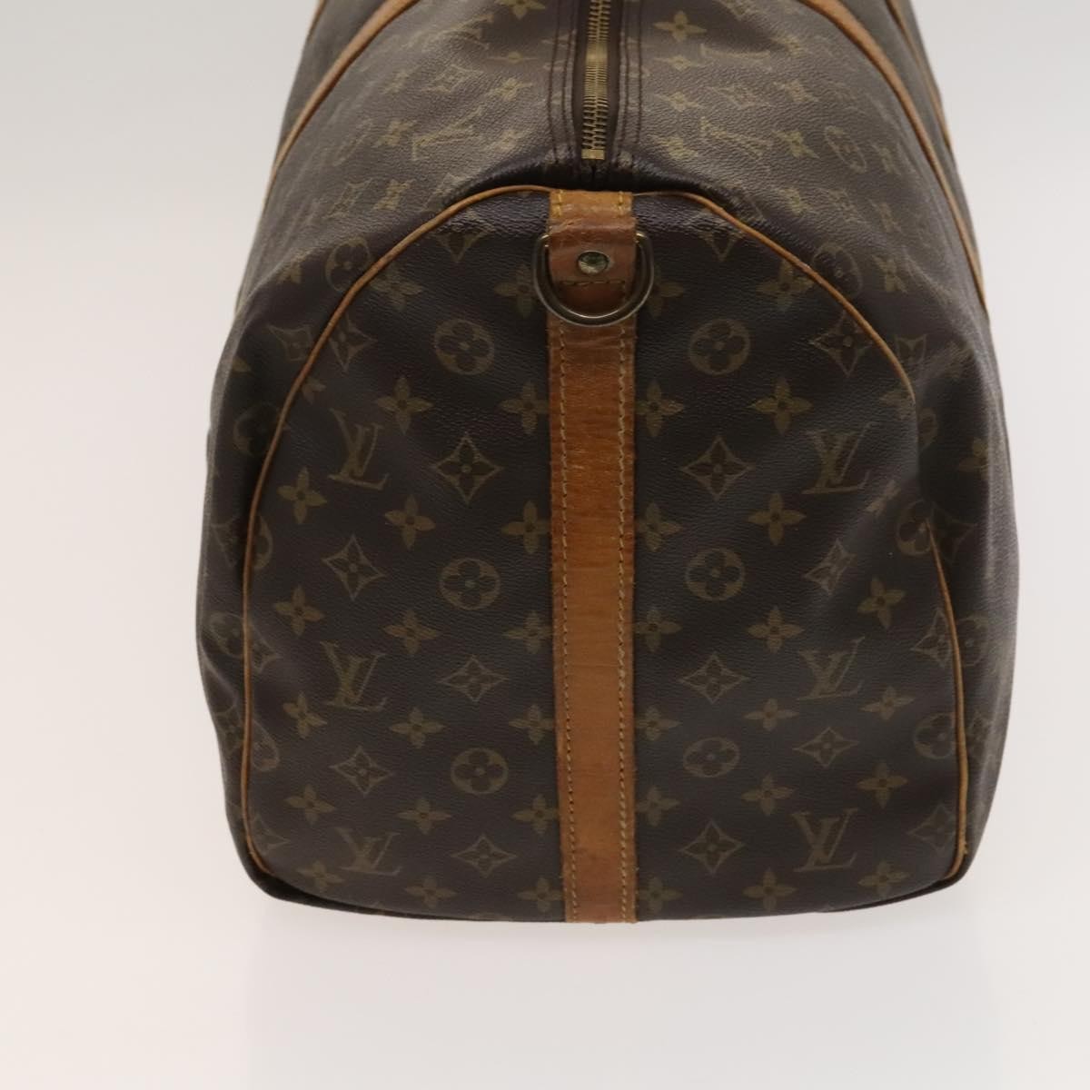Louis Vuitton Keepall Bandouliere Bag Monogram Canvas, BROWN, CANVAS, Travel bag