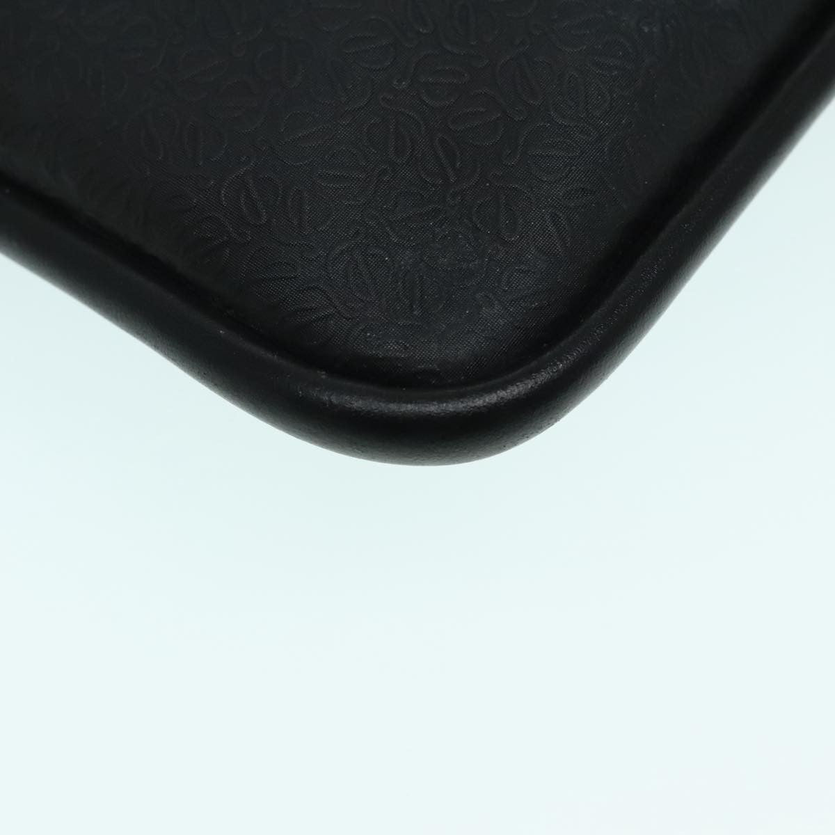 Loewe Anagram Shoulder Bag Leather, BLACK, LEATHER, Shoulder bag