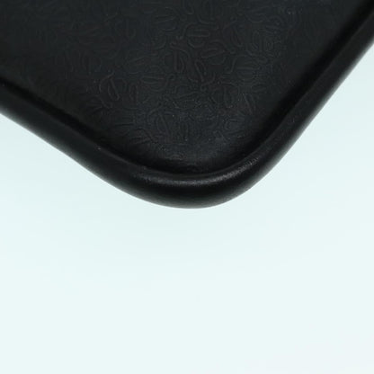 Loewe Anagram Shoulder Bag Leather, BLACK, LEATHER, Shoulder bag