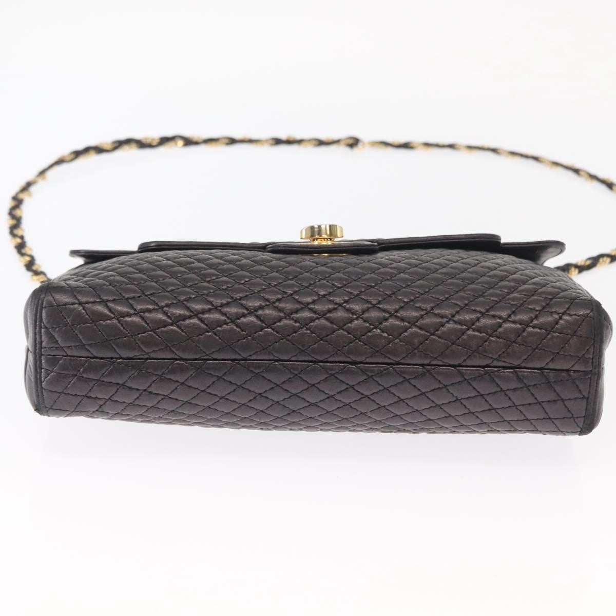 Bally Vintage Shoulder Bag Leather, BLACK, LEATHER, Shoulder bag