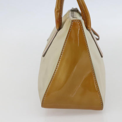 Prada Vintage Handbag Tessuto, BEIGE, NYLON, Handbag