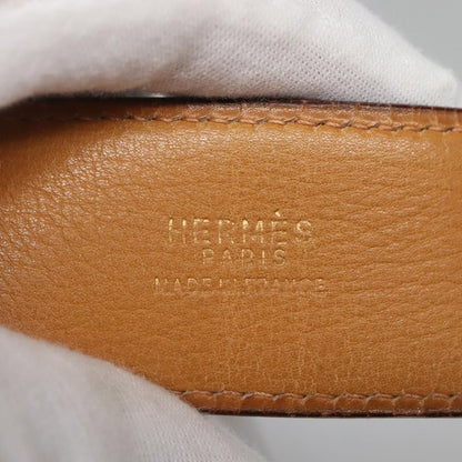 Hermes Vintage Belt Leather, BROWN, LEATHER, Belts
