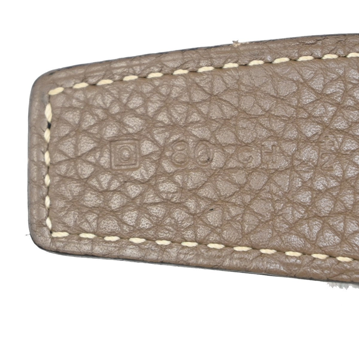 Hermes Chaine D'Ancre Reversible Belt Leather, BROWN, LEATHER, Belts