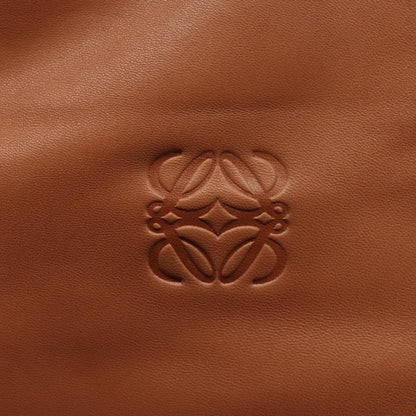 Loewe Anagram handbag Leather, BROWN, LEATHER, Handbag