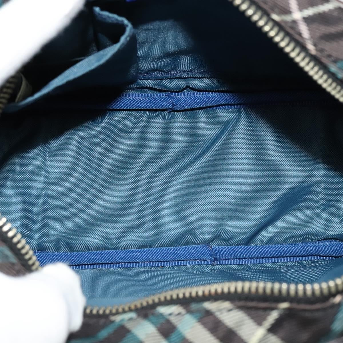 Burberry Nova Check Blue Label Nylon, BROWN, NYLON, Shoulder bag