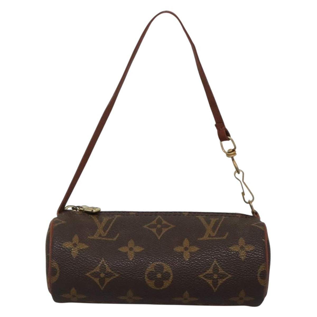 Louis Vuitton Papillon Pochette Monogram Canvas, BROWN, CANVAS, Clutche & pouche