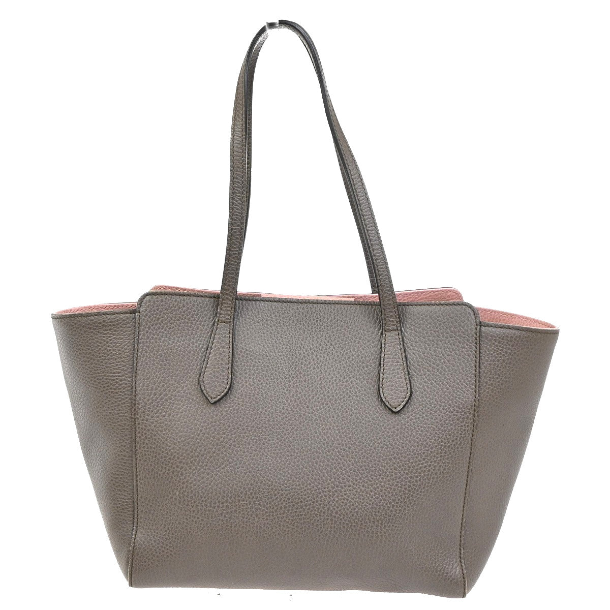 Gucci Swing Tote Leather, PINK, LEATHER, Tote bag