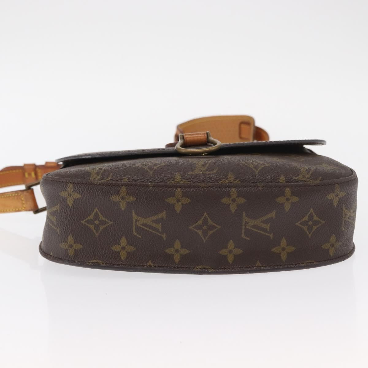 Louis Vuitton Saint Cloud Handbag Monogram Canvas, BROWN, CANVAS, Shoulder bag