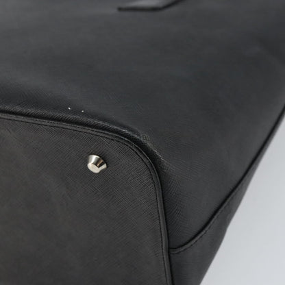 Burberry Vintage tote bag Leather, BLACK, LEATHER, Tote bag