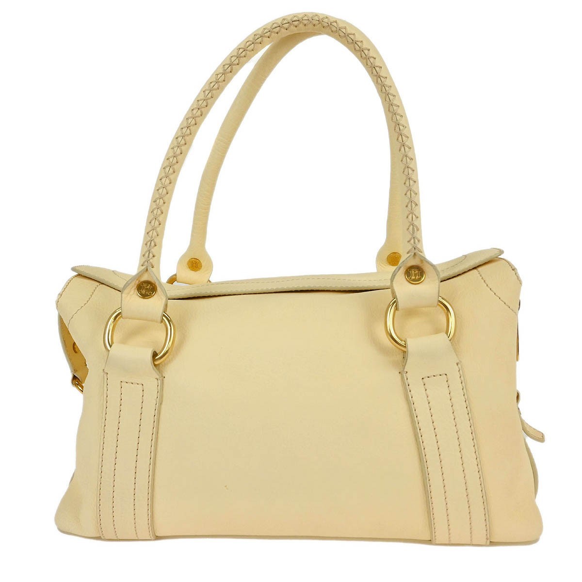 Celine Handbag Leather, ECRU, LEATHER, Handbag