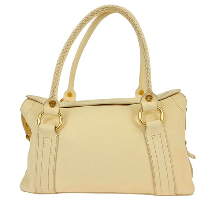 Celine Handbag Leather, ECRU, LEATHER, Handbag