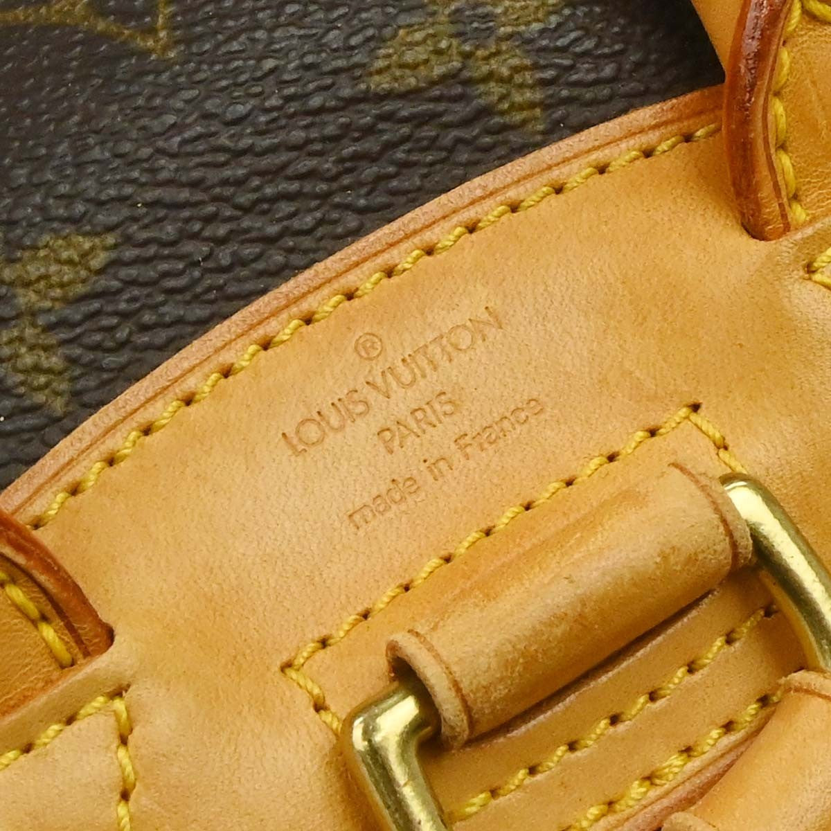 Louis Vuitton Vintage Montsouris Backpack Monogram Canvas, Brown, Canvas, Backpack
