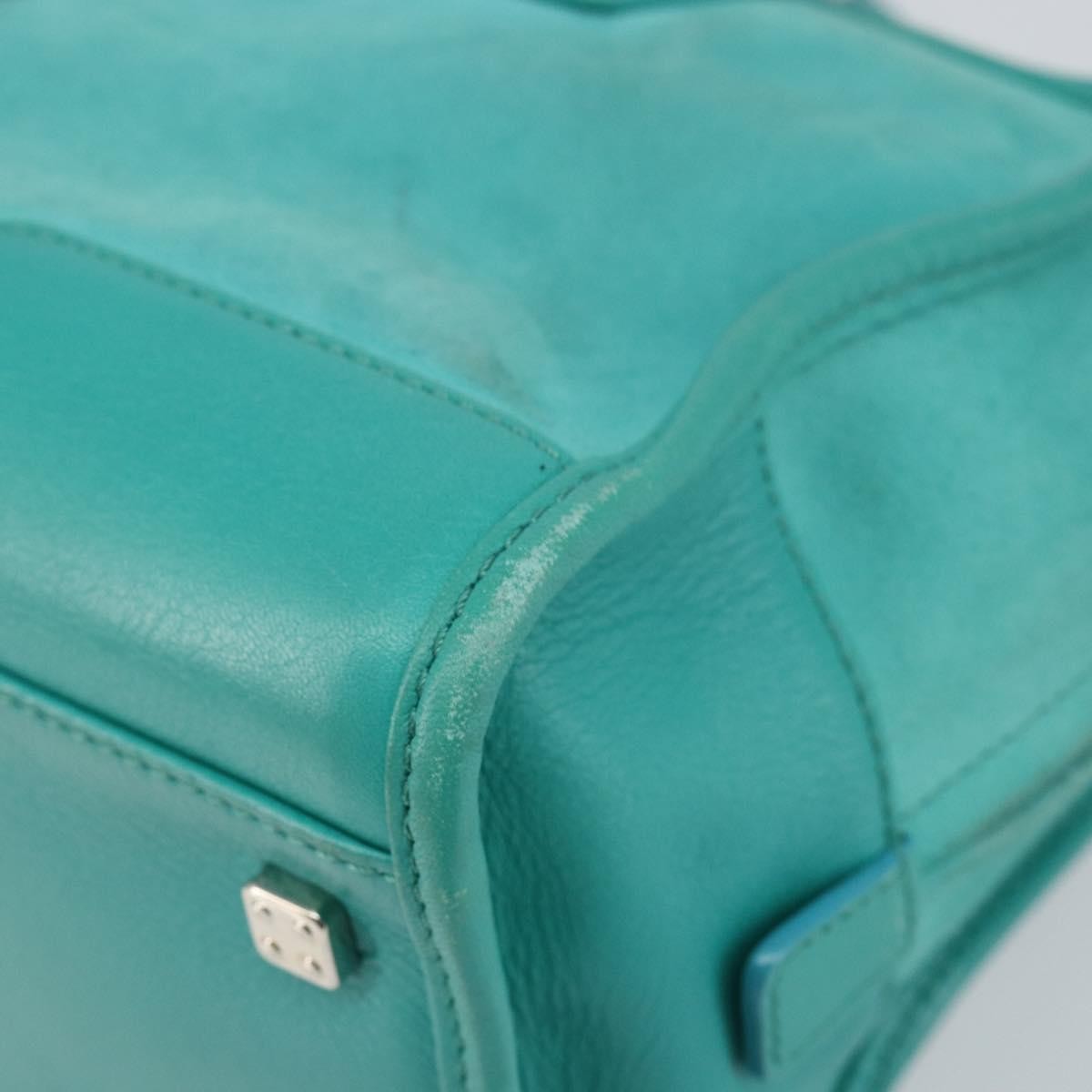 Loewe Amazona Bag Suede, TURQUOISE, SUEDE, Handbag