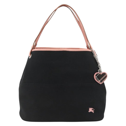 Burberry Blue Label Tote Bag Canvas, BLACK, CANVAS, Tote bag