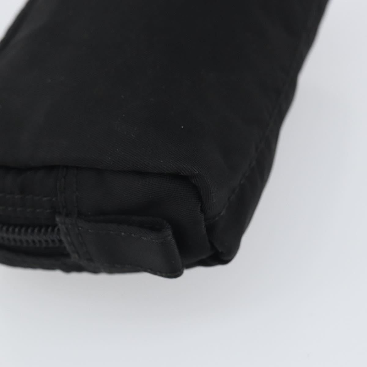 Prada Vintage Pouch Tessuto, BLACK, NYLON, Clutche & pouche