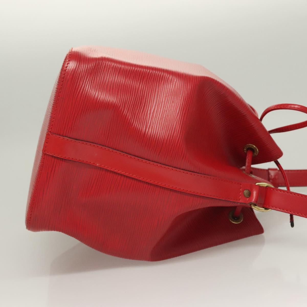 Louis Vuitton Petit Noe Handbag Epi Leather, RED, LEATHER, Shoulder bag