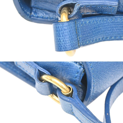 Saint Laurent Chyc Flap Bag Leather, NAVY, LEATHER, Shoulder bag