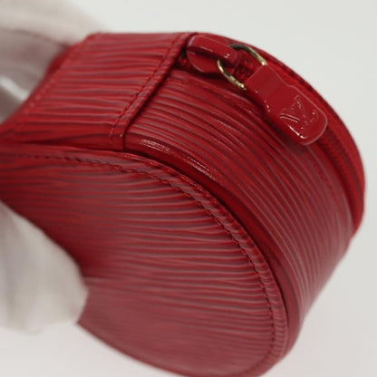 Louis Vuitton Ecrin Bijoux Pouch Epi Leather, RED, LEATHER, Clutche & pouche