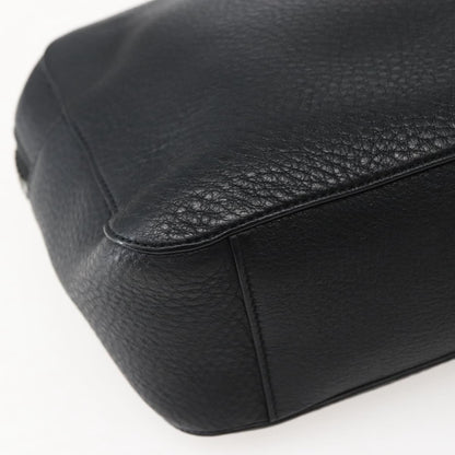 Christian Louboutin Loubiclutch Leather, BLACK, LEATHER, Clutche & pouche