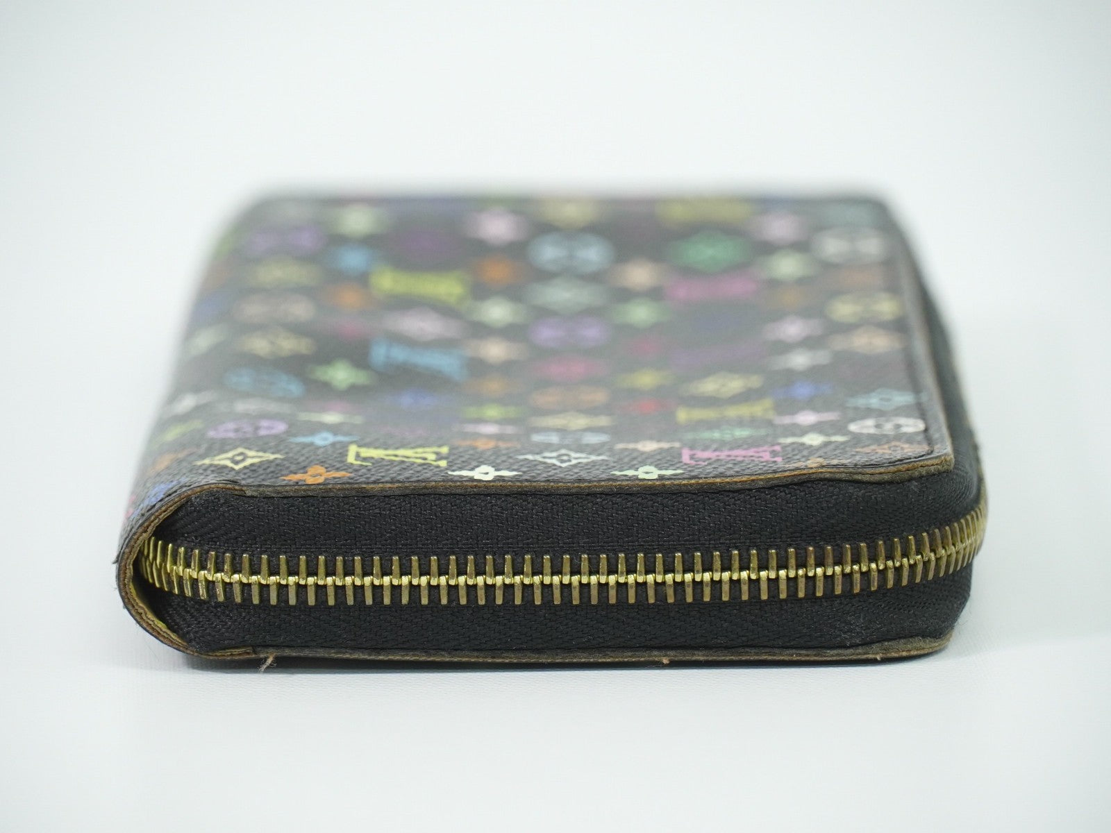 Louis Vuitton Zippy Wallet NM Monogram Multicolor Canvas, BLACK, CANVAS, Wallets