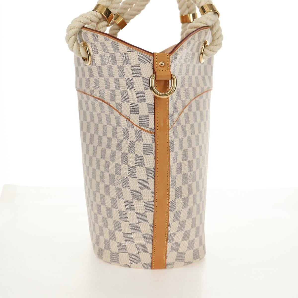 Louis Vuitton Pampelonne Handbag Damier, BEIGE, CANVAS, Shoulder bag