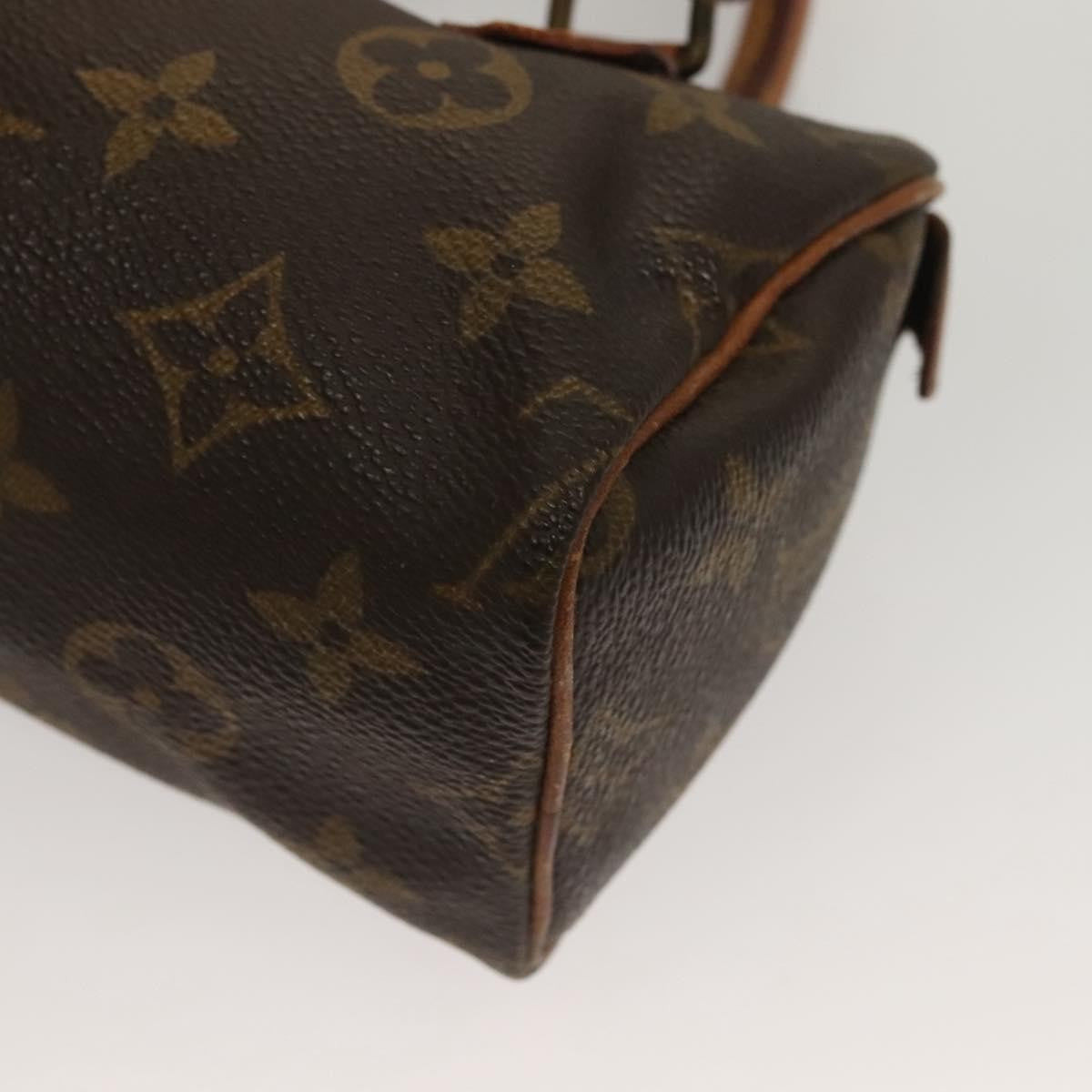Louis Vuitton Speedy Mini HL Handbag Monogram Canvas, BROWN, CANVAS, Handbag