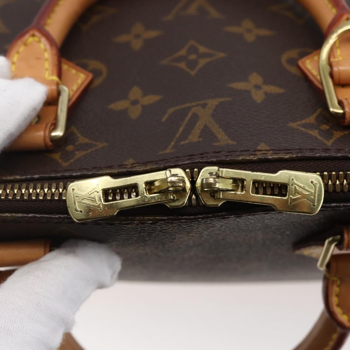 Louis Vuitton Alma Handbag Monogram Canvas, BROWN, CANVAS, Handbag