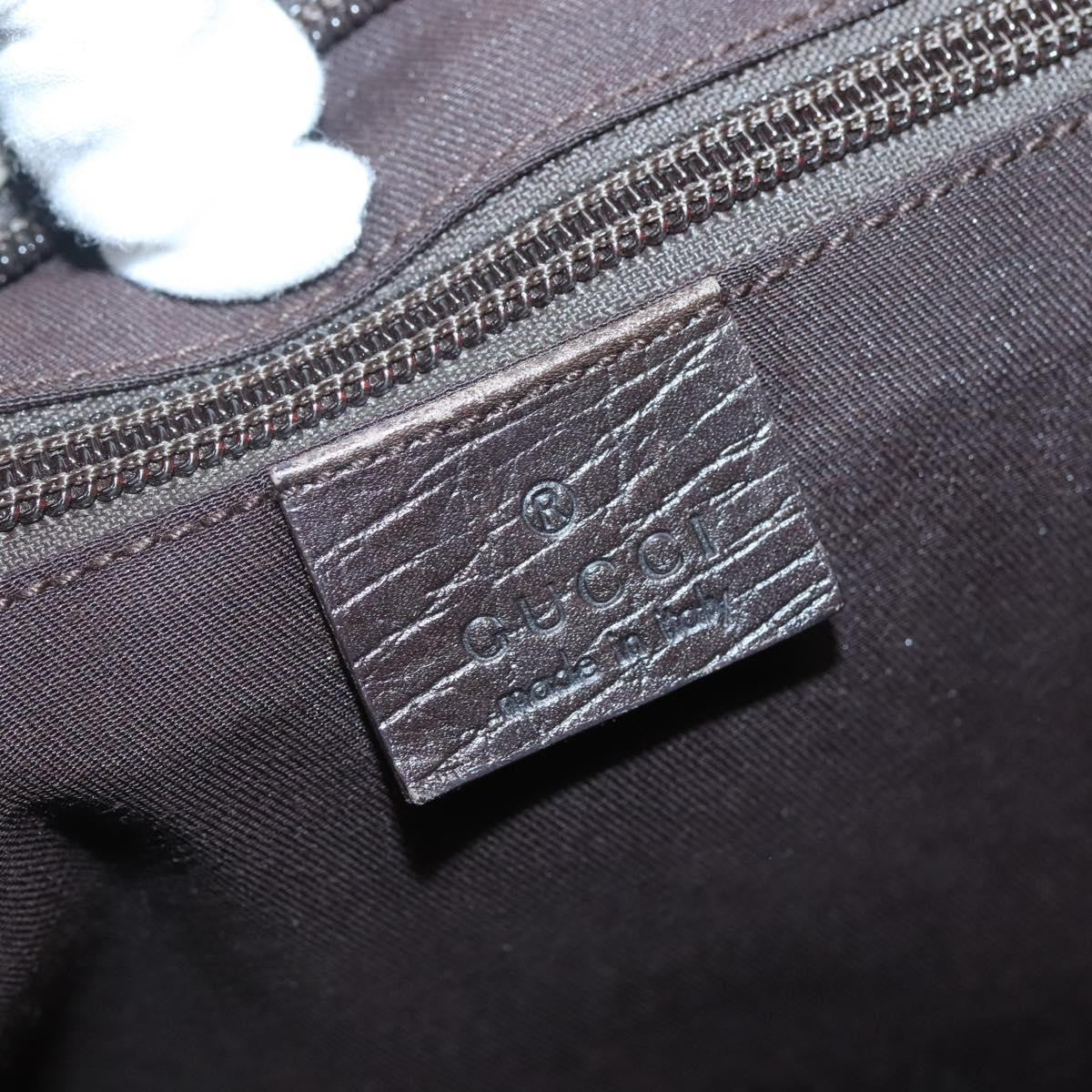 Gucci Zip Top Messenger Bag GG Coated Canvas, BEIGE, CANVAS, Shoulder bag