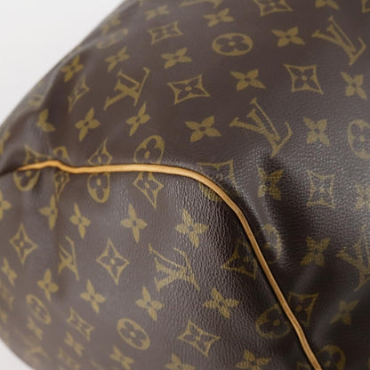 Louis Vuitton Keepall Bag Monogram Canvas, BROWN, CANVAS, Travel bag