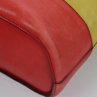 Celine Circle logo Leather, MULTICOLOUR, LEATHER, Shoulder bag
