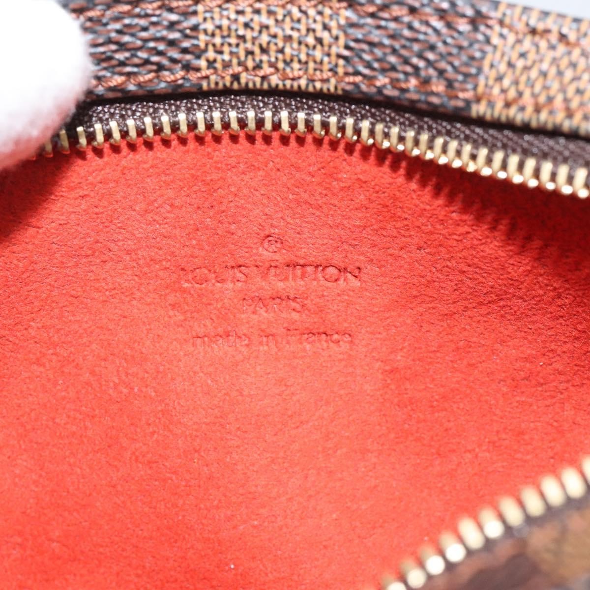 Louis Vuitton Manosque Pochette Damier, BROWN, CANVAS, Clutche & pouche