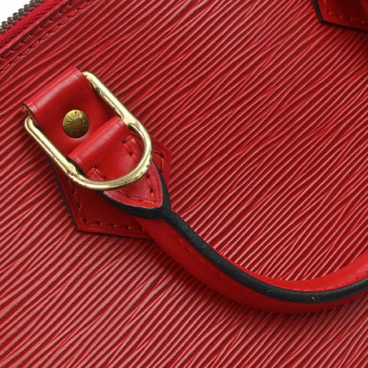 Louis Vuitton Alma Handbag Epi Leather, Red, Leather, Handbag