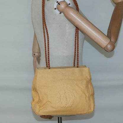 Versace Medusa Shoulder Bag Canvas, YELLOW, CANVAS, Shoulder bag