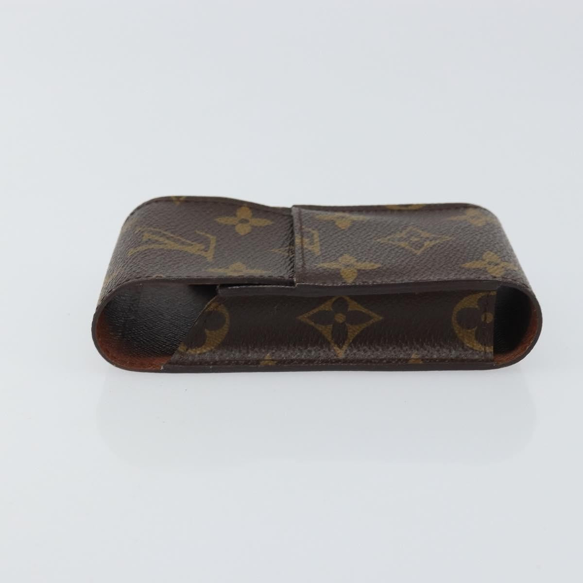 Louis Vuitton Etui Cigarette Case Monogram canvas, BROWN, CANVAS, Wallets