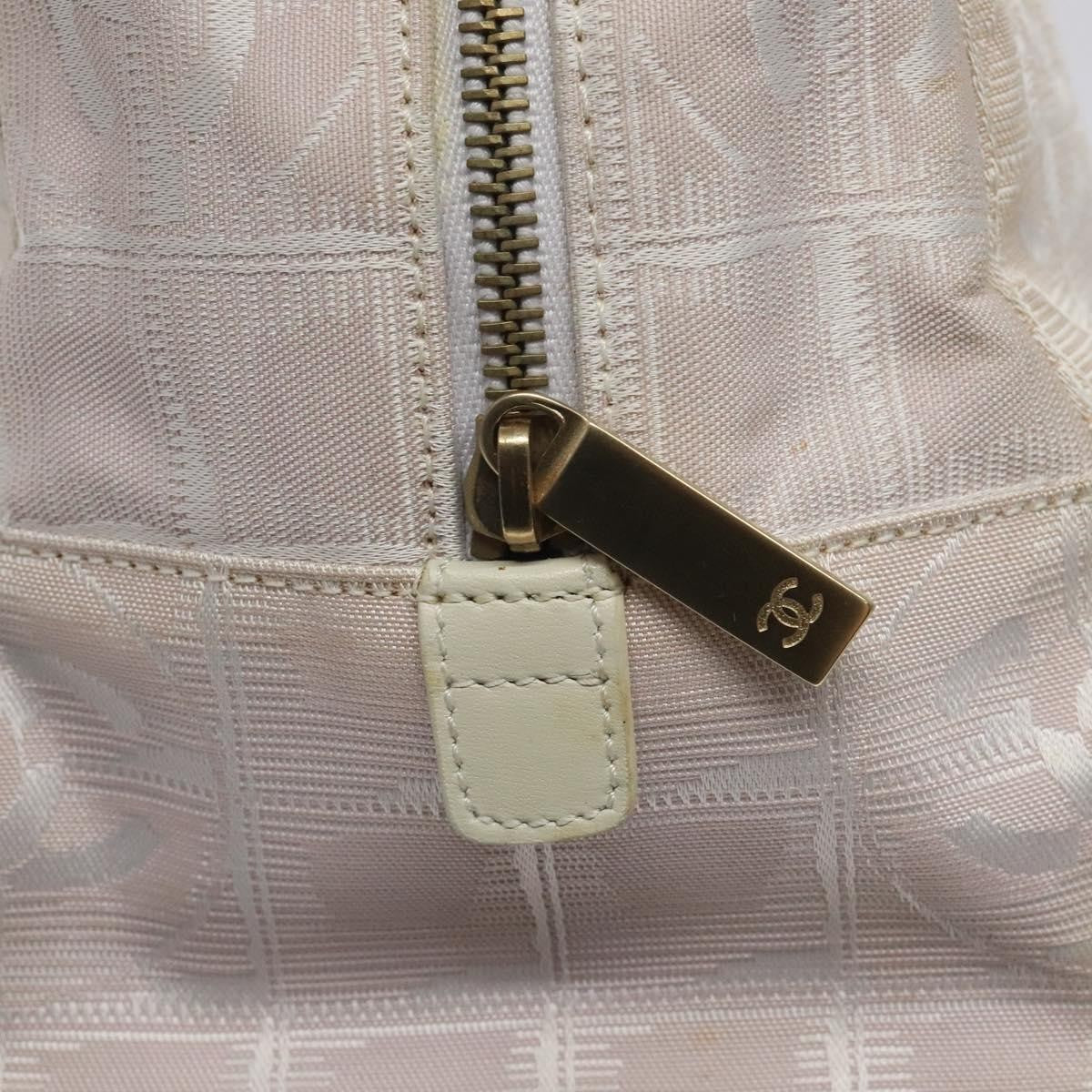 Chanel Travel Line Top Handle Bag Nylon, PINK, NYLON, Travel bag