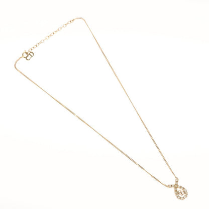 Christian Dior CD Pendant Necklace Gold-plated, GOLD, METAL, Necklace