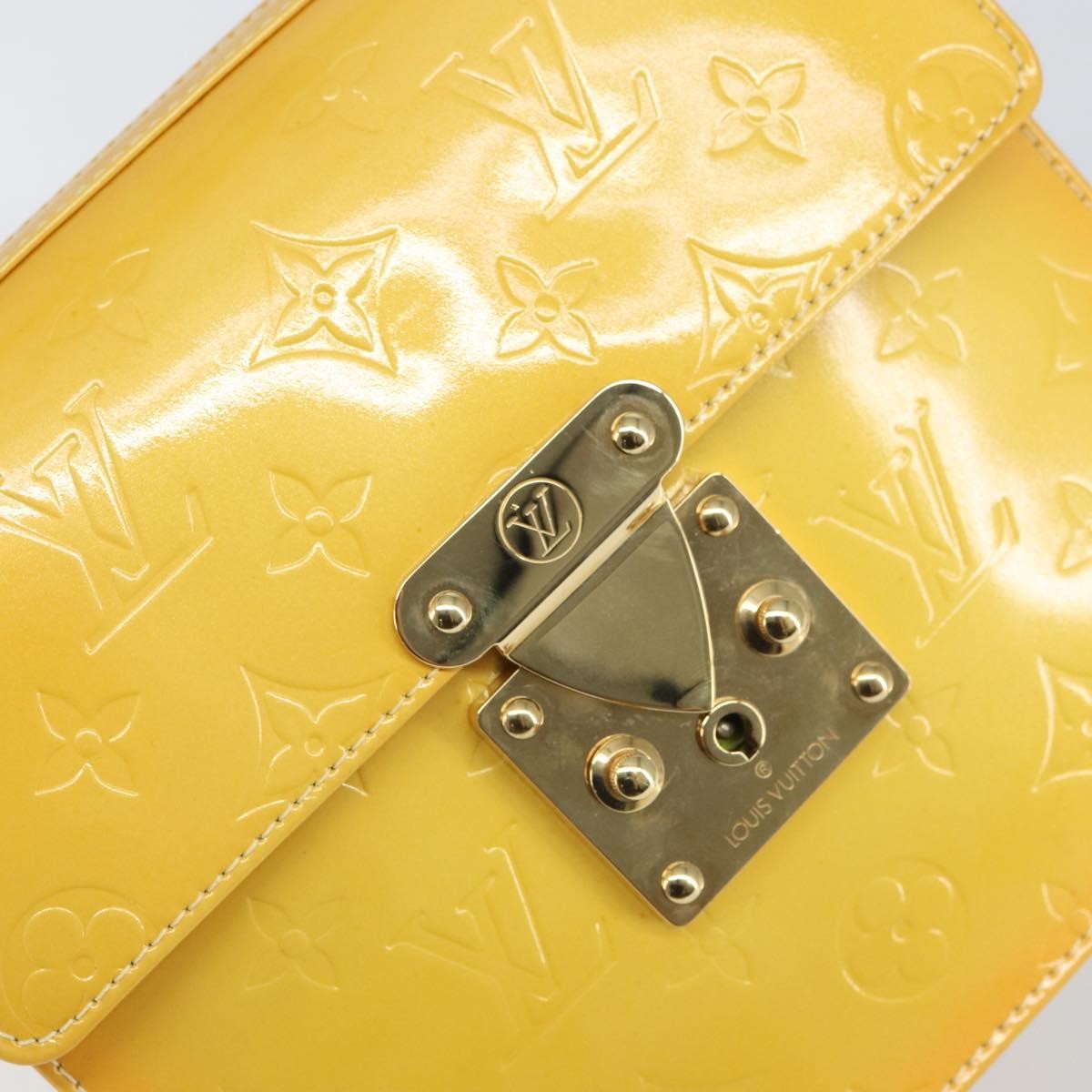 Louis Vuitton Spring Street NM Handbag Patent leather, YELLOW, PATENT_LEATHER, Handbag