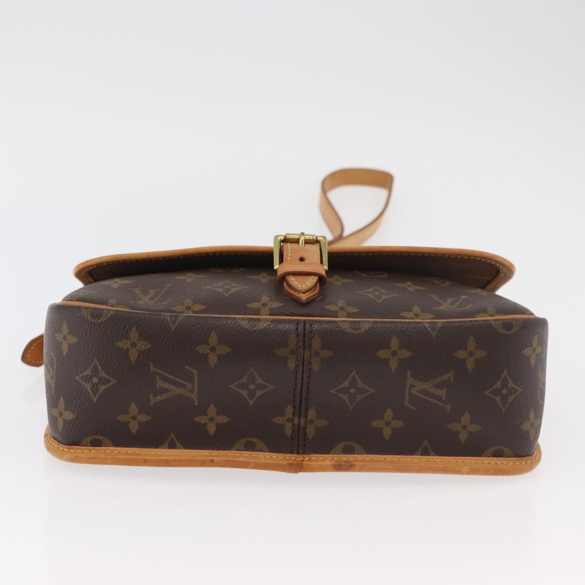 Louis Vuitton Sologne Handbag Monogram Canvas, Brown, Canvas, Shoulder Bag