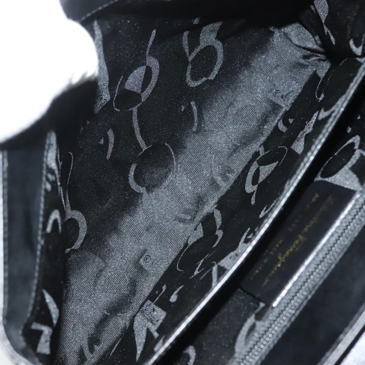 Salvatore Ferragamo Convertible Vara Bow Tote Leather, BLACK, LEATHER, Tote bag