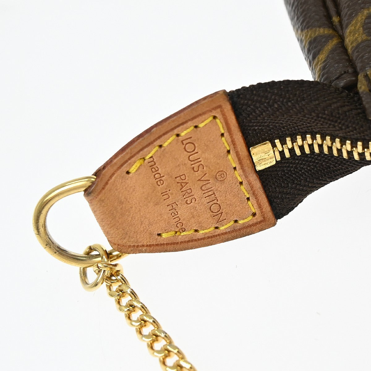 Louis Vuitton Mini pochette accessoires Canvas, Brown, Canvas, Clutch