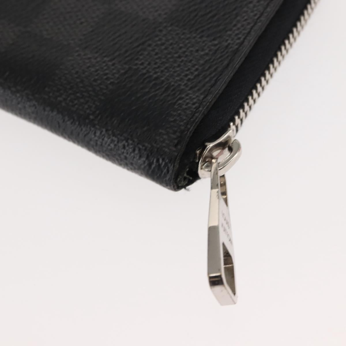 Louis Vuitton Zippy wallet vertical Damier Graphite, GRAY, CANVAS, Wallets
