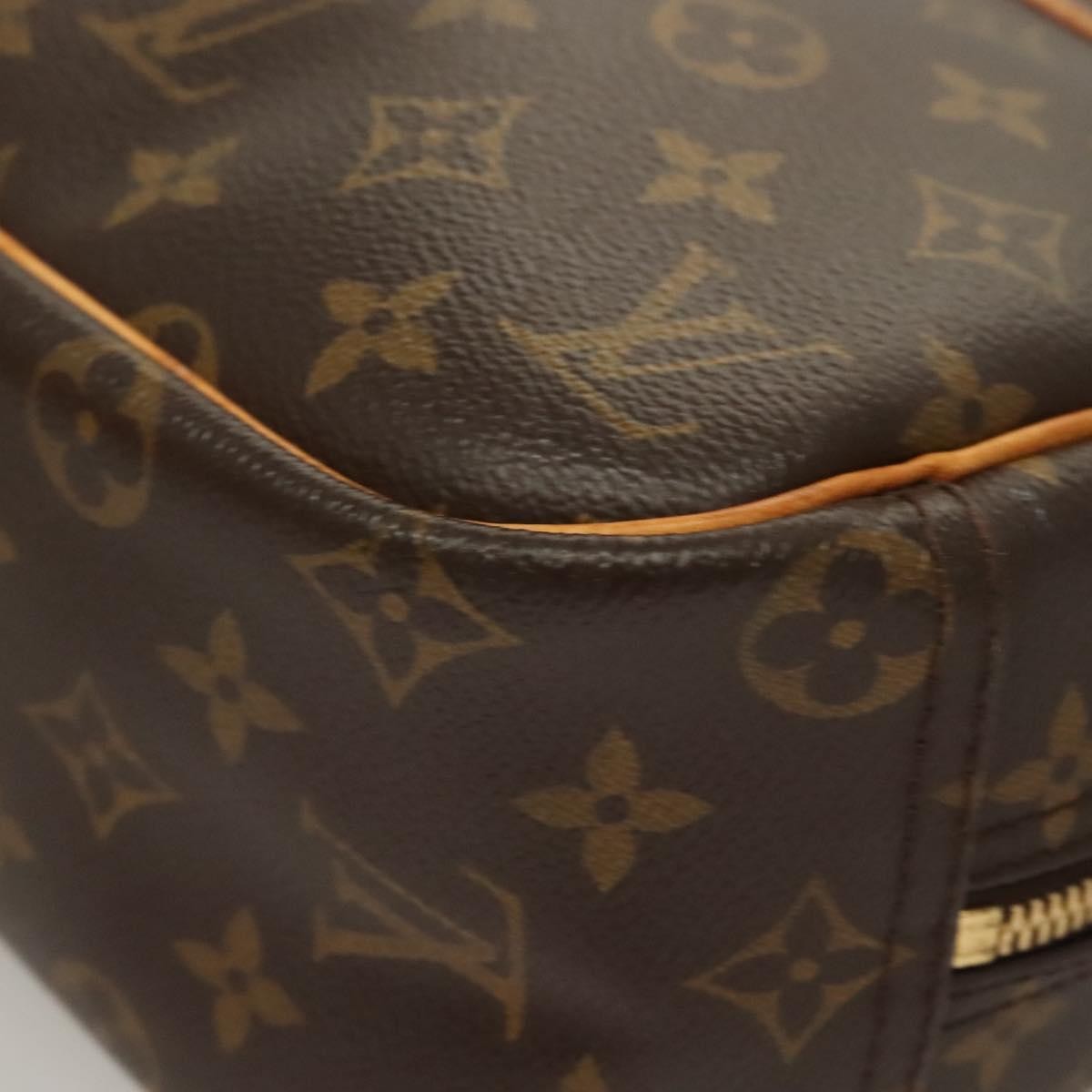 Louis Vuitton Trouville Handbag Monogram Canvas, BROWN, CANVAS, Handbag